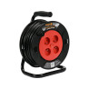 82684 VOREL Prelungitor cu tambur, 4 prize, lungime 40 m