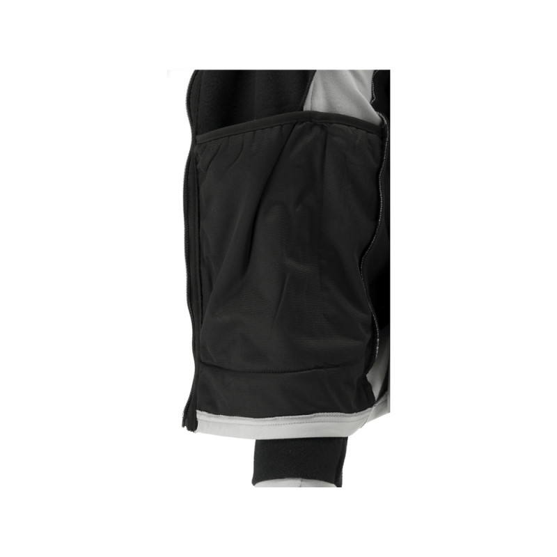 YT-79174 YATO Jacheta fleece cu gluga Sarna neagra, marimea XXL