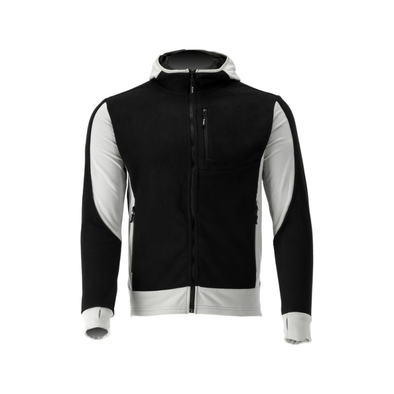 YT-79174 YATO Jacheta fleece cu gluga Sarna neagra, marimea XXL