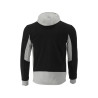 YT-79175 YATO Jacheta fleece cu gluga Sarna neagra, marimea XXXL