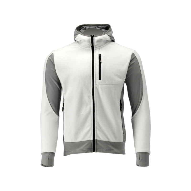 YT-79179 YATO Jacheta fleece cu gluga Sarna alba, marimea XL