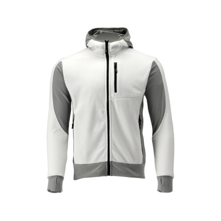 YT-79179 YATO Jacheta fleece cu gluga Sarna alba, marimea XL