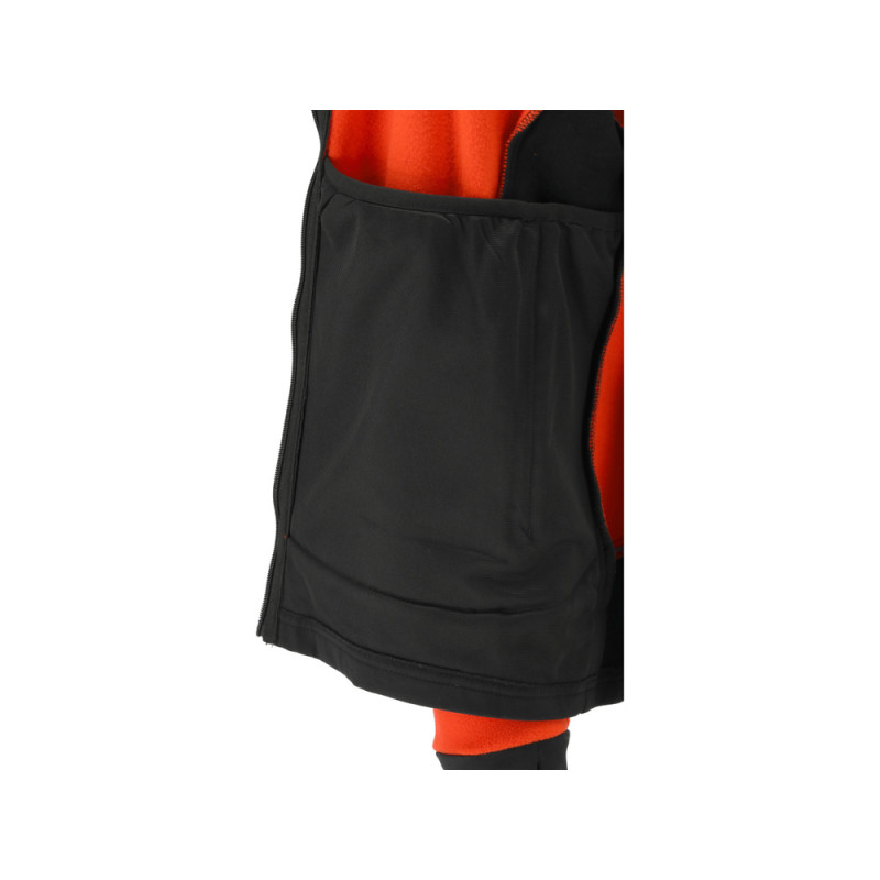 YT-79185 YATO Jacheta fleece cu gluga Sarna rosie, marimea XL