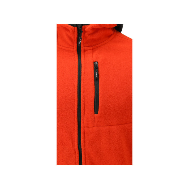 YT-79185 YATO Jacheta fleece cu gluga Sarna rosie, marimea XL