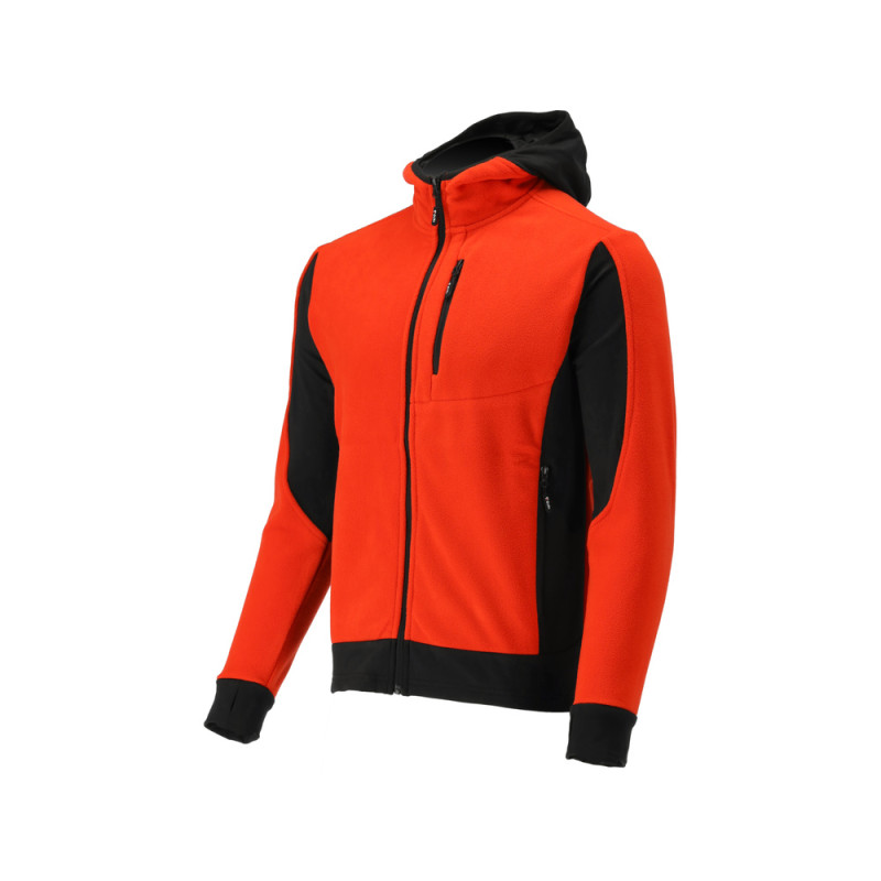 YT-79185 YATO Jacheta fleece cu gluga Sarna rosie, marimea XL