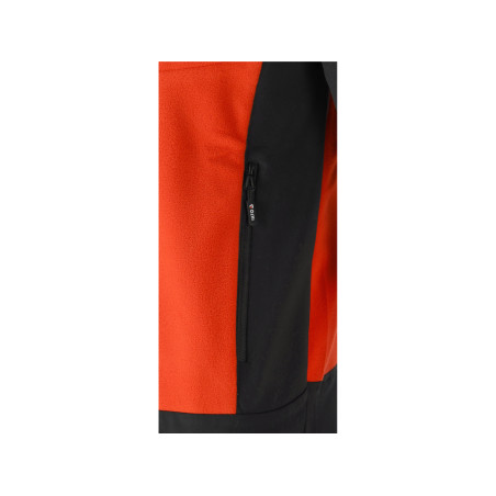 YT-79187 YATO Jacheta fleece cu gluga Sarna rosie, marimea XXXL