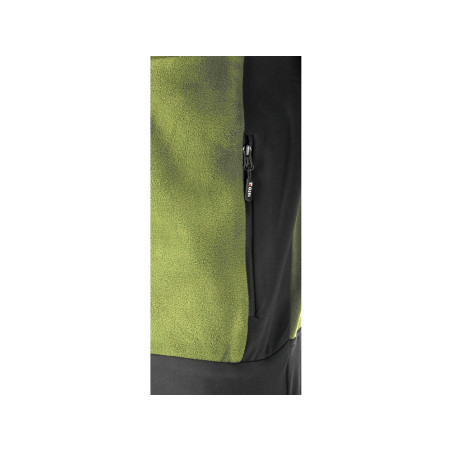 YT-79193 YATO Jacheta fleece cu gluga Sarna verde, marimea XXXL