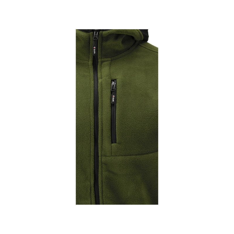 YT-79193 YATO Jacheta fleece cu gluga Sarna verde, marimea XXXL