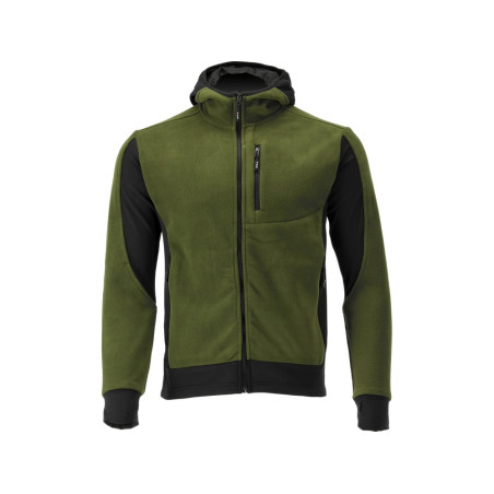 YT-79193 YATO Jacheta fleece cu gluga Sarna verde, marimea XXXL