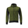 YT-79193 YATO Jacheta fleece cu gluga Sarna verde, marimea XXXL