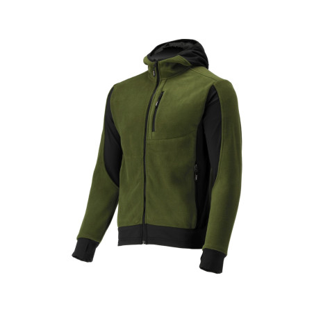 YT-79193 YATO Jacheta fleece cu gluga Sarna verde, marimea XXXL