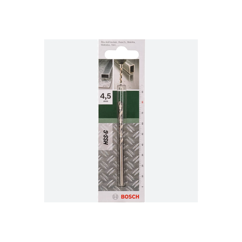 2609255043 Burghiu pentru metal tip HSS-G, DIN 338, diametru 4.5 mm