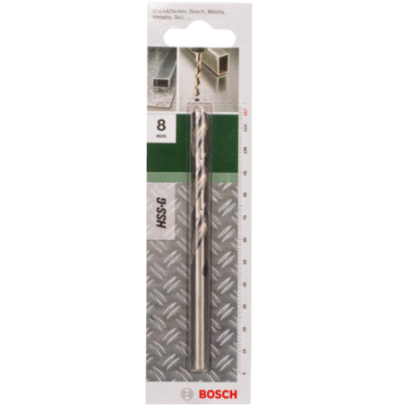 2609255052 BOSCH Burghiu pentru metal tip HSS-G, DIN 338, diametru 8mm