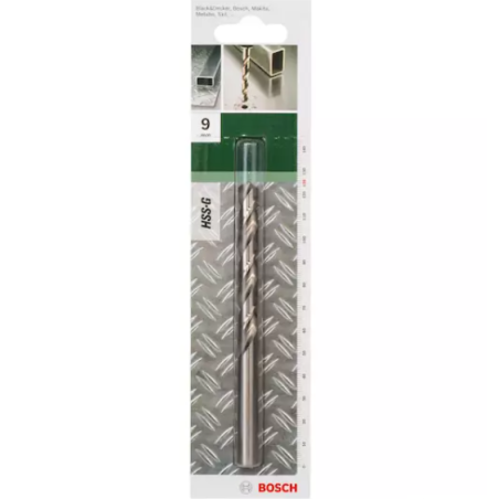 2609255054 BOSCH Burghiu metal tip HSS-G, DIN 338, diametru 9 mm