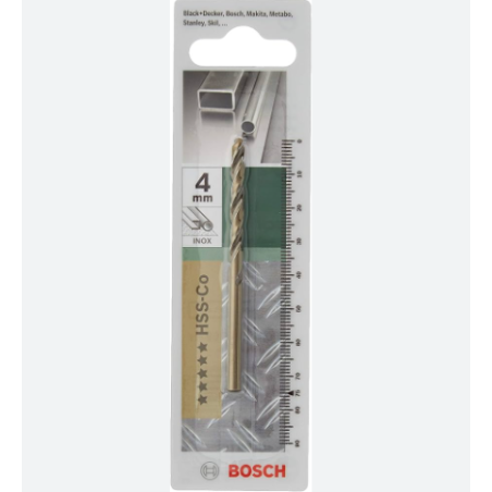 2609255068 BOSCH Burghiu pentru metal tip HSS-Co, DIN 338, diametru 4 mm