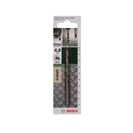 2609255071 BOSCH Burghiu metal tip HSS-Co, DIN 338, diametru 4.8 mm