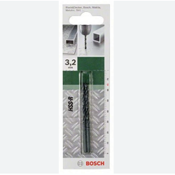 2609255005 BOSCH Burghiu pentru metal tip HSS-R, DIN 338, diametru 3.2 mm