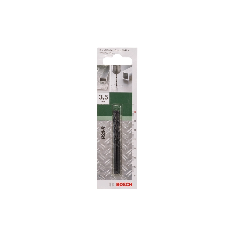 2609255006 BOSCH Burghiu pentru metal tip HSS-R, DIN 338, diametru 3.5 mm