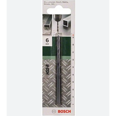 2609255013 BOSCH Burghiu pentru metal tip HSS-R,DIN 338,diametru 6 mm