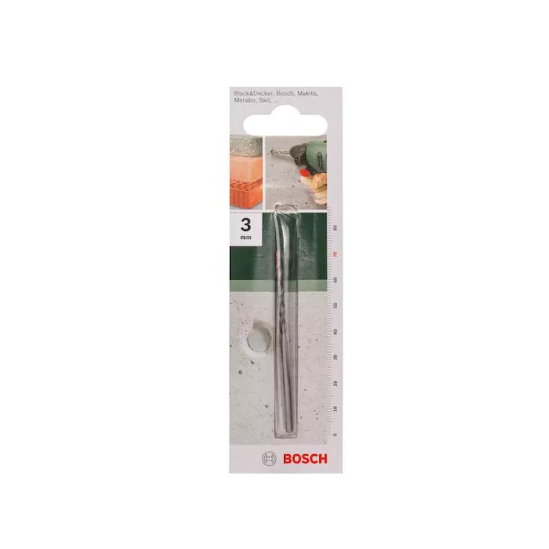 2609255400 BOSCH Burghiu pentru beton,3x40x70mm, tija cilindrica 2.8mm