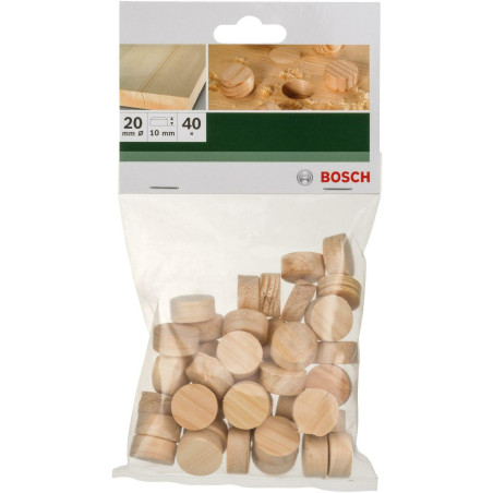 2609255321 BOSCH Set 50 cepuri de lemn 20x10 mm