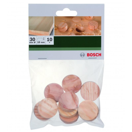 2609255323 BOSCH Set 10 cepuri de lemn 30x10 mm