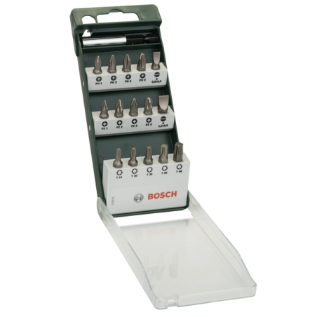 2609255977 BOSCH Set capete de insurubare, mixte, 16 bucati