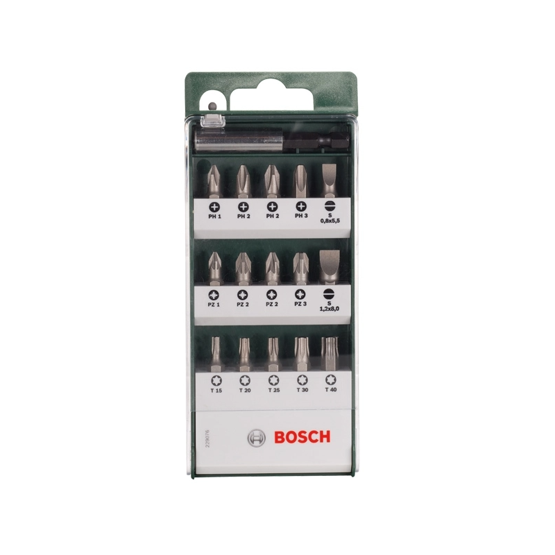 2609255977 BOSCH Set capete de insurubare, mixte, 16 bucati