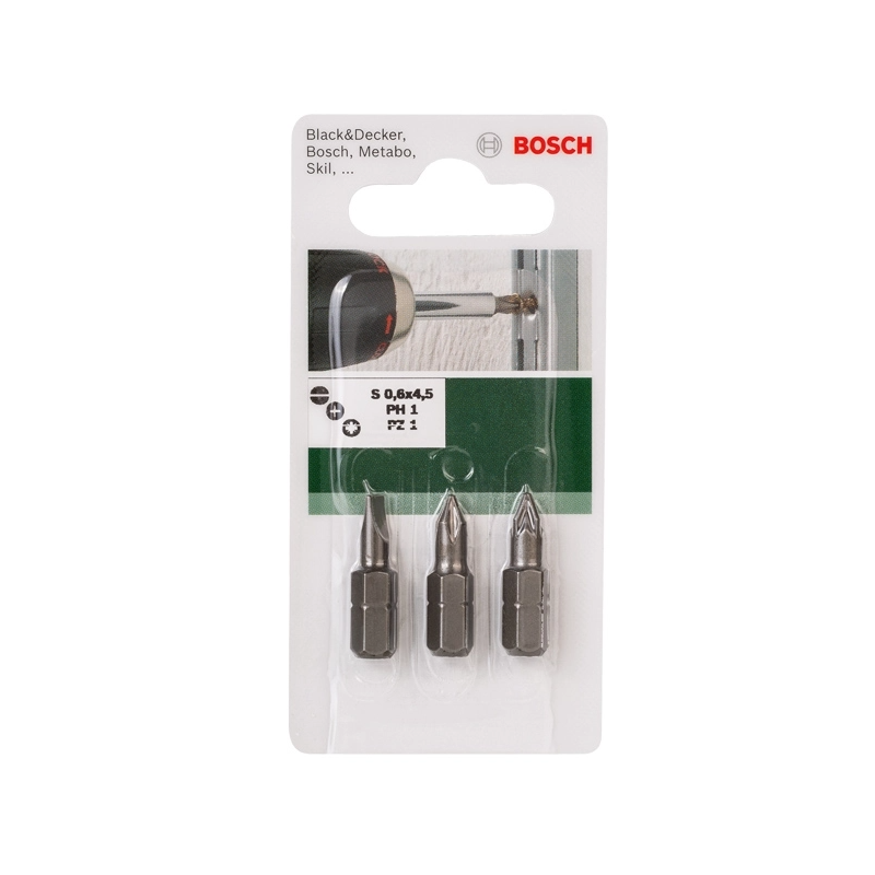 2609255973 BOSCH Set capete de insurubare, mixte, 3 bucati