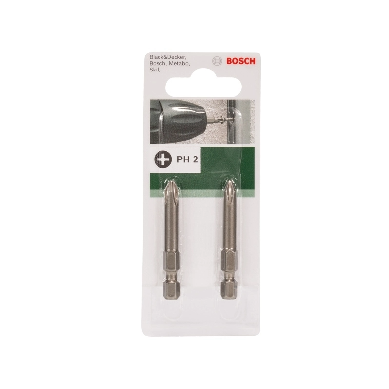 2609255920 BOSCH Set capete de insurubare, PH2, 2 bucati