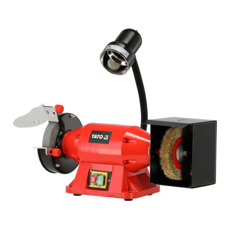 YT-822107 YATO Polizor de banc cu perie 520 W, 150 x 32 mm