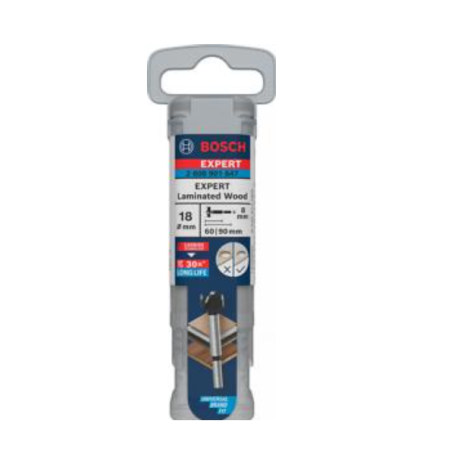 2608901847 BOSCH Freza burghiu balamale pentru PAL melaminat, 18x90 mm