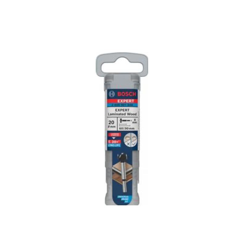 2608901848 BOSCH Freza burghiu balamale pentru PAL melaminat, 20x90 mm