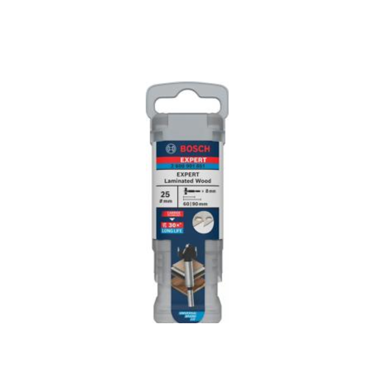 2608901851 BOSCH Freza burghiu balamale pentru PAL melaminat, 25x90 mm