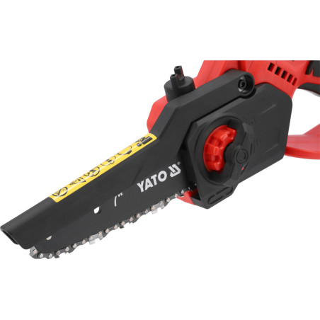 YT-828134 YATO Mini drujba electrica cu lant compatibila acumulator Li-Ion 18V, 17.6 cm