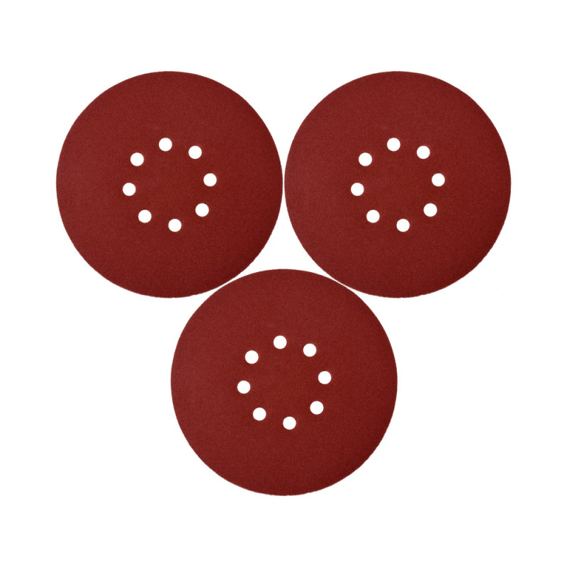 YT-83460 YATO Set 3 discuri abrazive pentru slefuitor pereti,180mm,P40