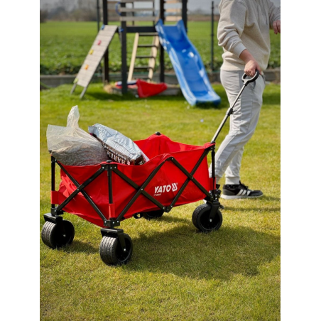 YATO Carucior transport pliabil, 94x58x100 cm