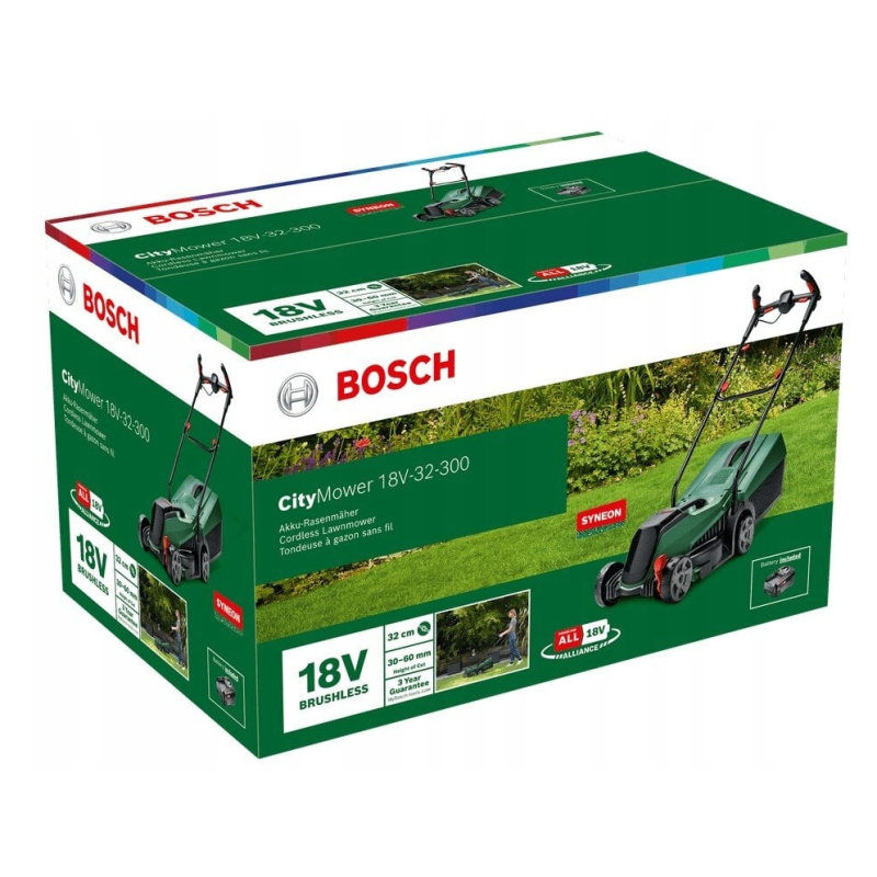 06008B9A0A BOSCH Masina tuns iarba Li-Ion 18 V, 5 Ah, 31 L, 32 cm