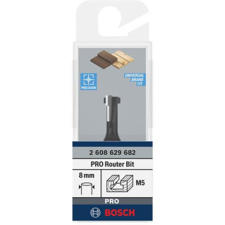 2608629682 BOSCH Freza canale in forma de cheie,5.6x4.5x50mm, tija 8mm