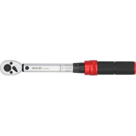 YT-07670 YATO Cheie dinamometrica 1/4", cuplu 5 - 25 Nm