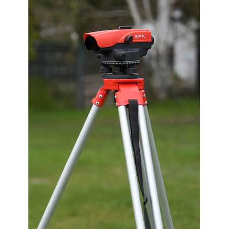YT-30551 YATO Nivela optica 32 x 38 mm IP66 cu trepied si stativ