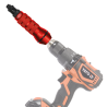 YT-36190 YATO Adaptor pentru nituri pop, otel CrMo, 1/4"
