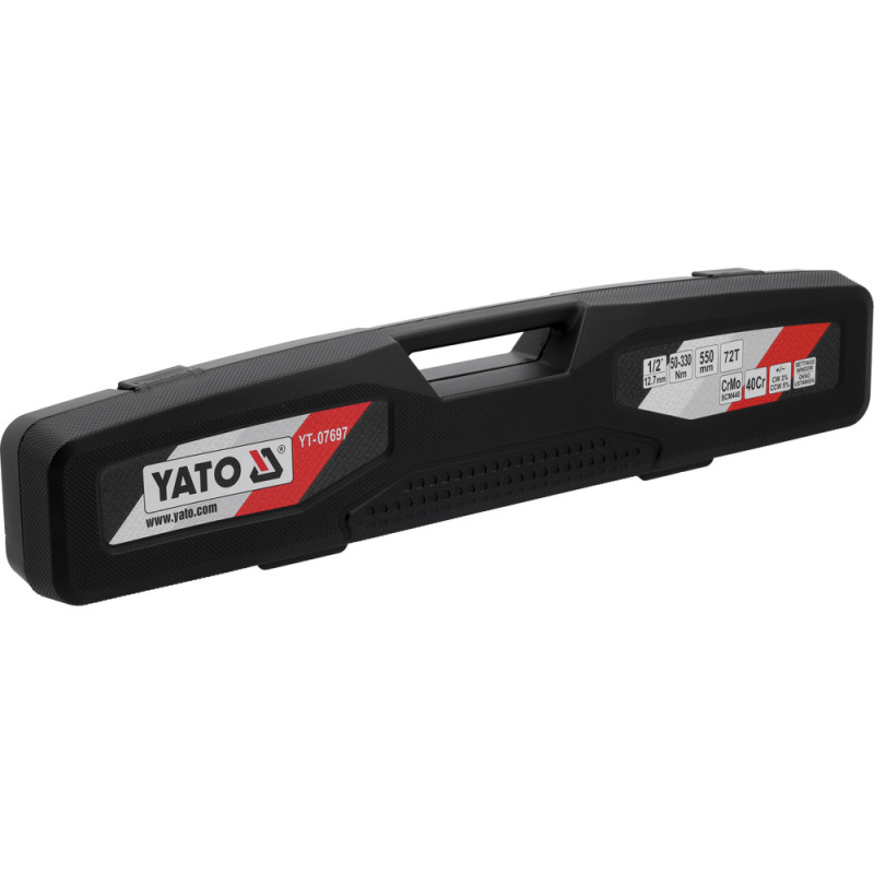 YT-07697 YATO Cheie dinamometrica 1/2'', cuplu 60-330 Nm
