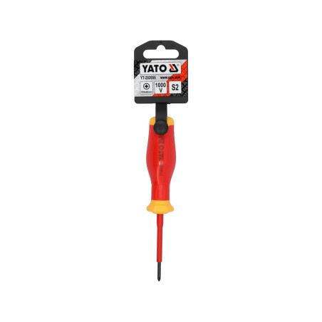 YT-282655 YATO Surubelnita Pozidriv extra slim izolata 1000V, PZ0x60mm