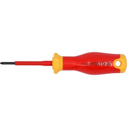 YT-282656 YATO Surubelnita Pozidriv extra slim izolata 1000V, PZ1x80mm