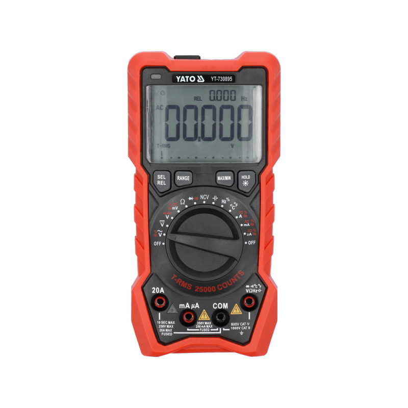 YT-730895 YATO Multimetru digital RMS, afisaj LCD 25000