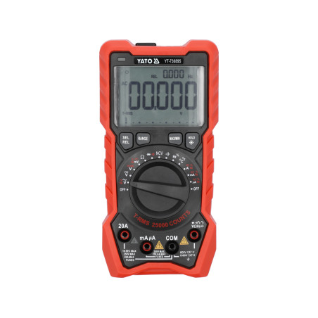 YT-730895 YATO Multimetru digital RMS, afisaj LCD 25000