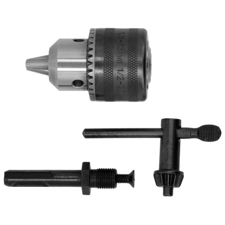 YT-820302 YATO Mandrina cu cheie prindere 1/2", adaptor SDS-Plus, deschidere 1.5-13 mm