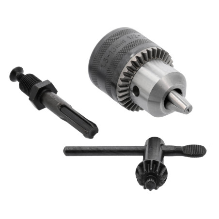 YT-820302 YATO Mandrina cu cheie prindere 1/2", adaptor SDS-Plus, deschidere 1.5-13 mm