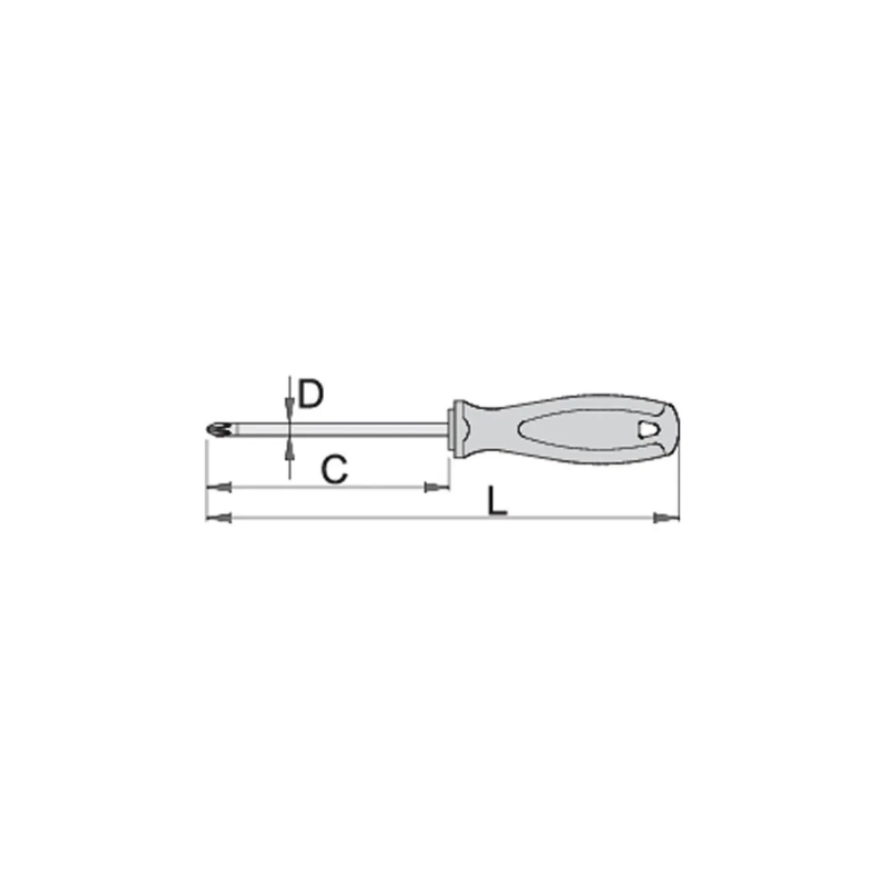 U611744 UNIOR Surubelnita profil Pozidrive PZ 3